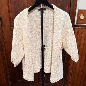 Ann Taylor Ivory Knit Pullover